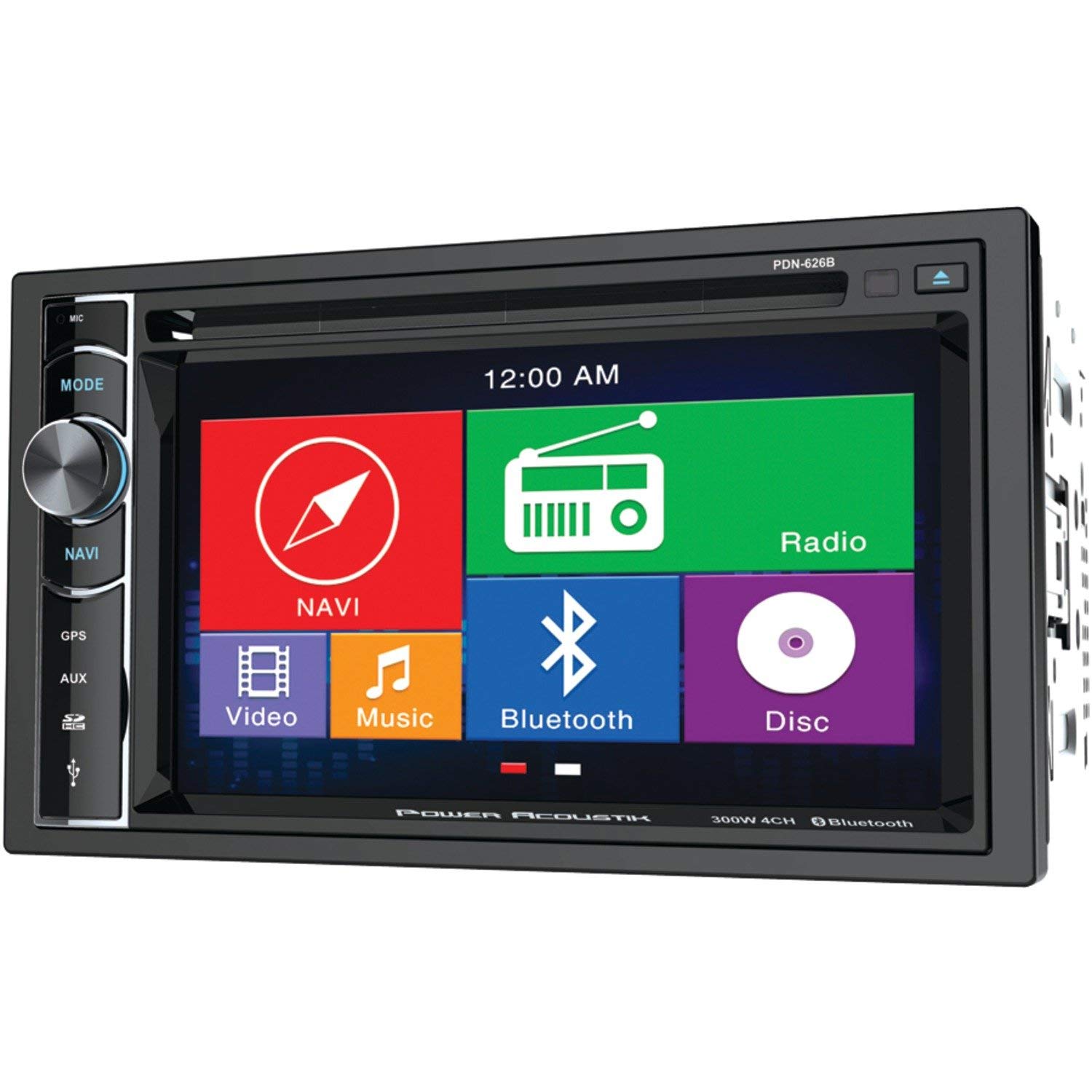 Amazon.com: Power Acoustik PDN-626B Double DIN GPS Navigation DVD